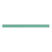 Netta Twist Lattice in Green and Aqua Ripsband (Vorderseite)