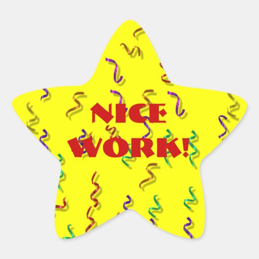 Nette Aufkleber für die Arbeit (Vorderseite)