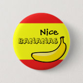 Nette Bananen Button (Vorderseite)