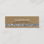 nette berufliche Visitenkarte + Edelsteine Streife (Rückseite)