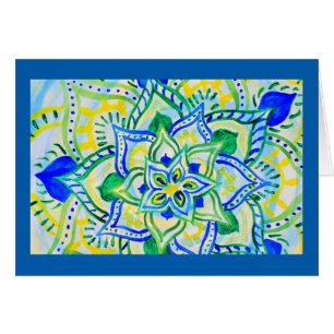 Nette BlumenAquarell-Mandala