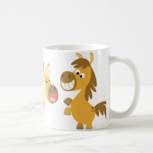Nette Cartoon-Pony-Tasse