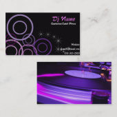 Nette DJ-Musikindustrie Karte (Vorne/Hinten)