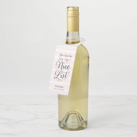 Nette Flaschenanhänger (Angewinkelt)