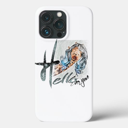 Nette Giraffe lustiges iPhone / iPad Fall Case-Mate iPhone Hülle (Rückseite)