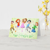 nette grüßende Freunde Karte (Gelbe Blume)