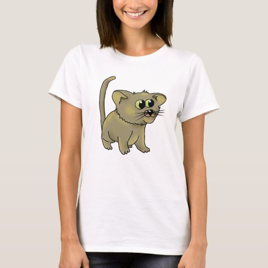 Nette Katze T-Shirt (Vorderseite)