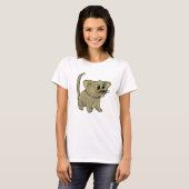 Nette Katze T-Shirt (Vorne ganz)