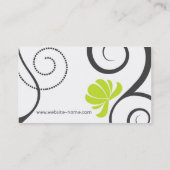 Nette Katzen-Visitenkarte Visitenkarte (Rückseite)