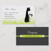 Nette Katzen-Visitenkarte Visitenkarte (Vorne/Hinten)