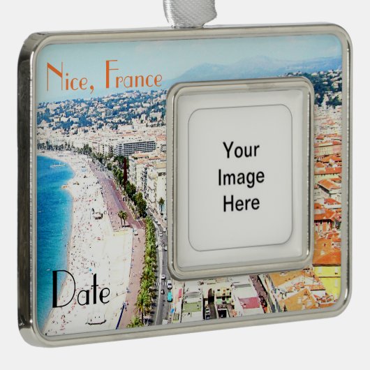 Nette kundengerechte Reise-Verzierung Frankreichs Rahmen-Ornament Silber (Rechts)