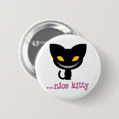 Nette Miezekatze - Knopf Button (Vorne & Hinten)