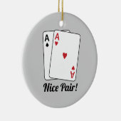 Nette Paare Keramik Ornament (Rechts)