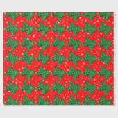 Nette Pastellschneeflocken und Karte von Texas Geschenkpapier (Flach)