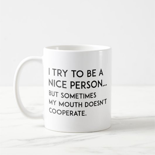 Nette Person Kaffeetasse (Links)