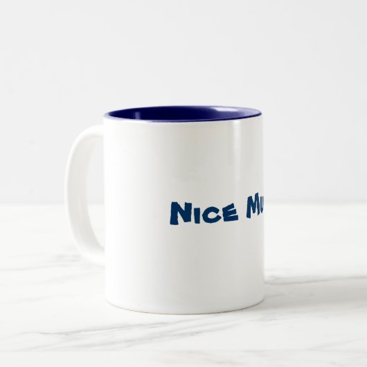 Nette Tasse! Zweifarbige Tasse (Vorderseite Links)