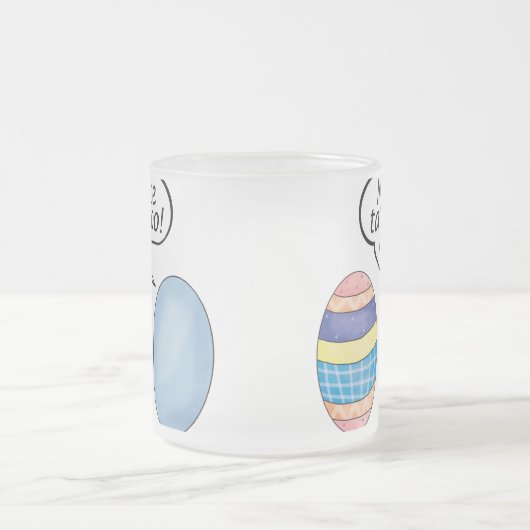 Nette Tätowierungs-Ostereier Mattglastasse (Mittel)