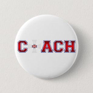 Nette Trainer-Badminton-Insignien Button