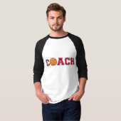 Nette Trainer-Basketball-Insignien T-Shirt (Vorne ganz)