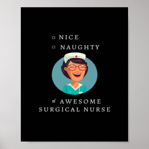 Nette Unartige Toll Chirurgin Poster
