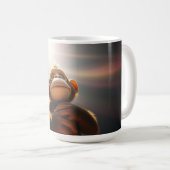 Netter Affe Kaffeetasse (VorderseiteRechts)