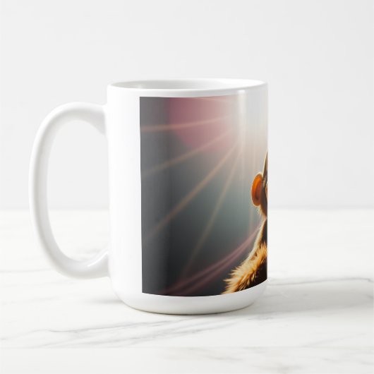 Netter Affe Kaffeetasse (Links)
