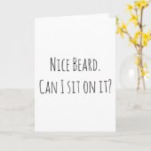 Netter Bart der Jahrestagsfreund-Geburtstagskarte Karte (Gelbe Blume)