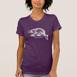NETTER BIBER - WEISS -.png T-Shirt