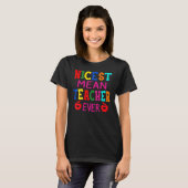 Netter Gemeiner Lehrer je Lehrer T-Shirt (Vorne ganz)