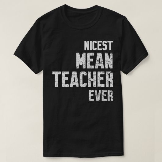 Netter gemeiner Lehrer je T-Shirt (Design vorne)