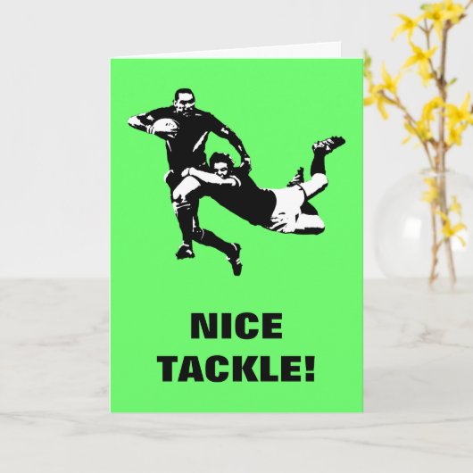 Netter Gerät, Rugby Karte (Gelbe Blume)