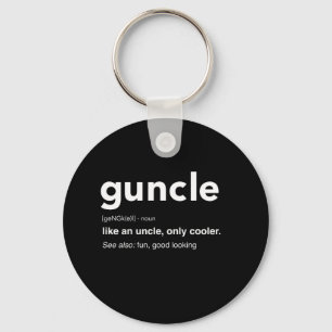 Netter Guncle Definitions-Druck Schlüsselanhänger