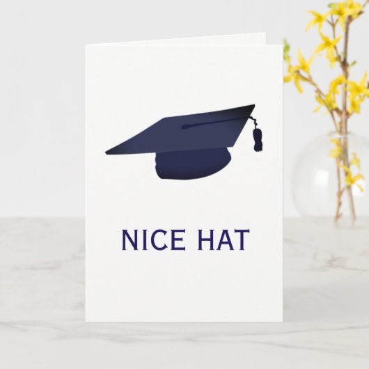 NETTER HUT (Abschluss) Karte (Gelbe Blume)