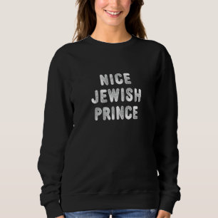 Netter jüdischer Prinz  Frohes Chanukka Prinz Sweatshirt