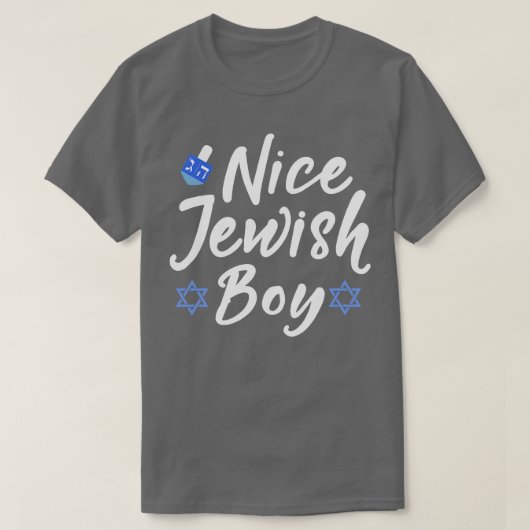 Netter Junge für hanukkah Bar Mitzvah oder yom ki T-Shirt (Design vorne)