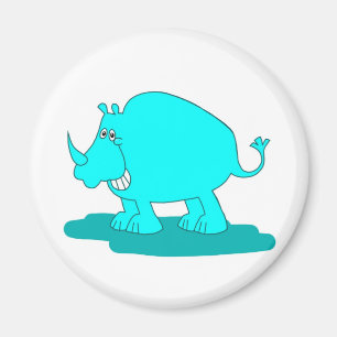 Netter Nashorn-Magnet Magnet