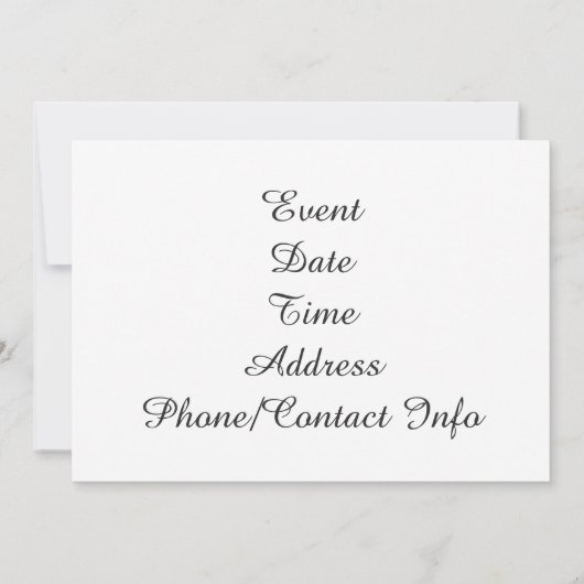 Netter rosa Schwein-Cartoon Einladung (Rückseite)