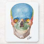 Netter-Schädel-Mausunterlage Mousepad (Vorne)