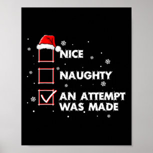Netter Schatz, ein Versuch wurde gemacht Shirt San Poster