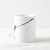 Netter Schuss! Jacksons Chameleon-Silhouette Kaffeetasse (Mittel)