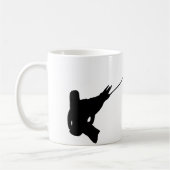 Netter Schuss! Jacksons Chameleon-Silhouette Kaffeetasse (Links)