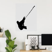 Netter Schuss! Jacksons Chameleon-Silhouette Poster (Heimbüro)