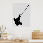Netter Schuss! Jacksons Chameleon-Silhouette Poster (Küche)
