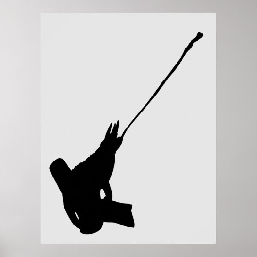 Netter Schuss! Jacksons Chameleon-Silhouette Poster (Vorne)