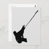 Netter Schuss! Jacksons Chameleon-Silhouette Postkarte (Vorne/Hinten)