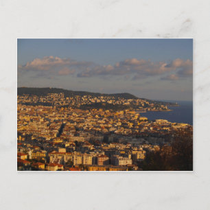 Netter Sonnenuntergang Frankreich Postkarte