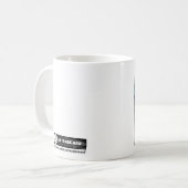 Netter Sprung! Skiers-Tasse Kaffeetasse (Vorderseite Links)