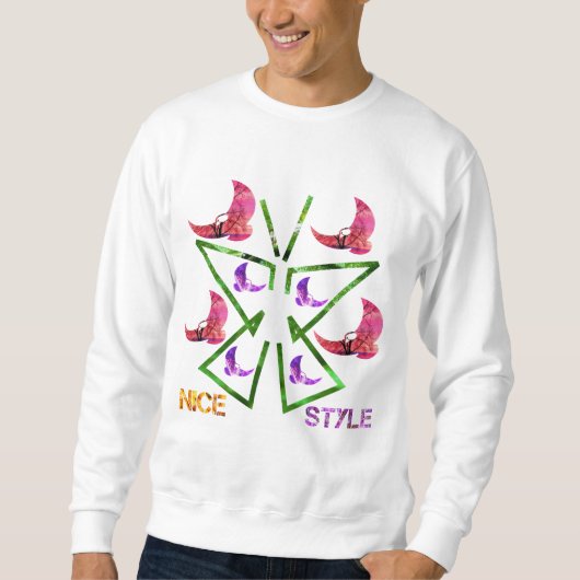 netter Stil Sweatshirt (Vorderseite)