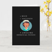 Netter Ungezogener Toll Chirurgischer Pfleger Karte (Gelbe Blume)