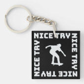 Netter Versuch Schlüsselanhänger (Vorderseite)